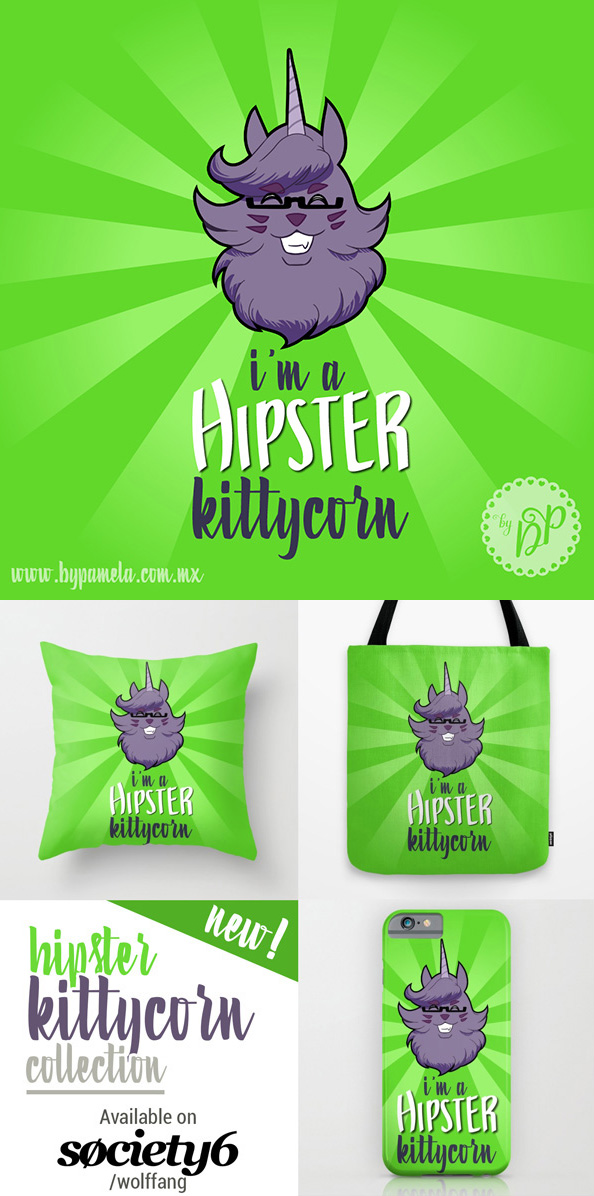 Im a hipster kittycorn by byDaliaPamela