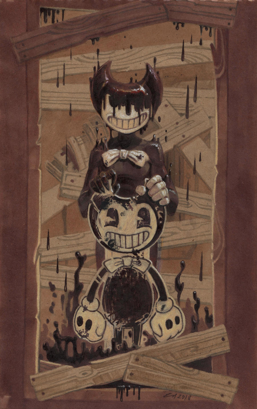 Batim Invisible Ink BATIM: the Ink Demon + speedpaint by Unita-N on DeviantArt