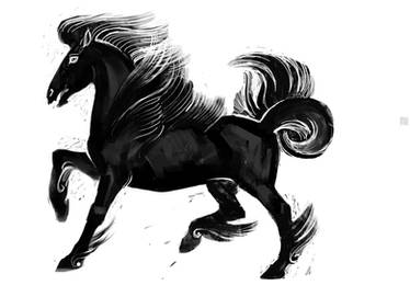 Inktober 2021 OCtober (2) Firehorse