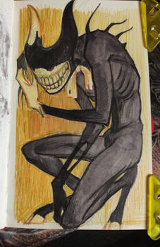 The Ink Demon sketch (BATDR)