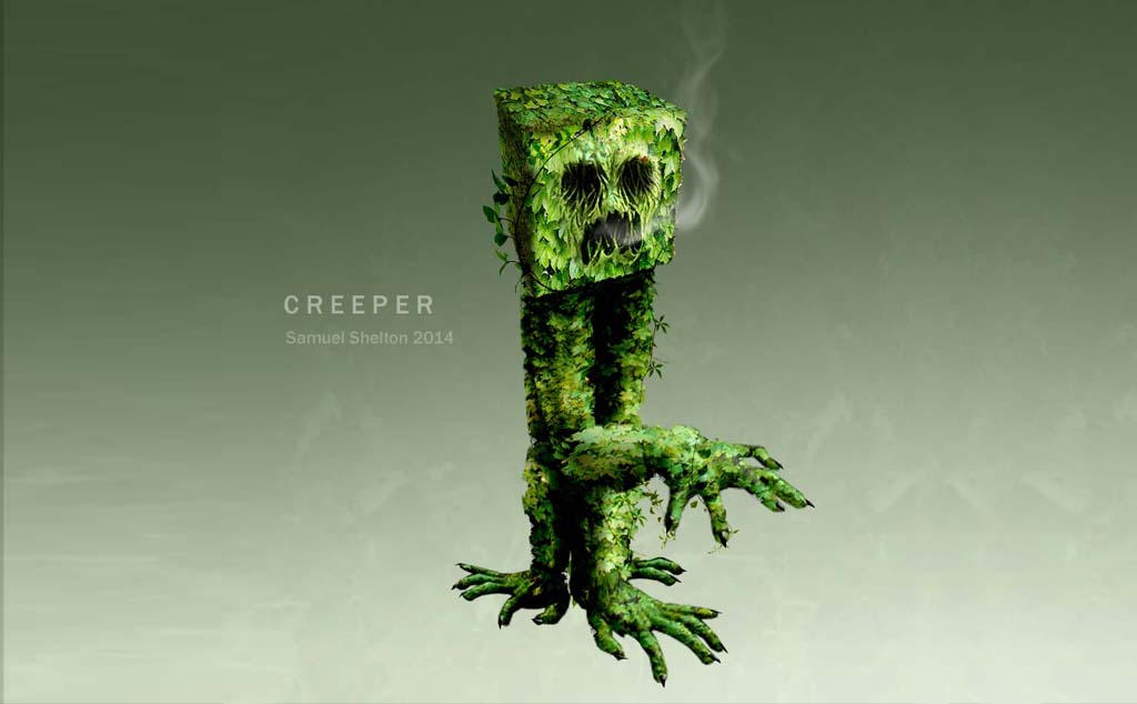 Creeper Realistic (2014) by CherryPod on DeviantArt