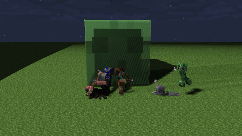 Minecraft Art of a epic battle by BUTTERHERO4S on DeviantArt