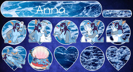 [C] Stickers - Anna