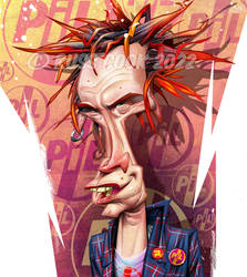 John Lydon Caricature