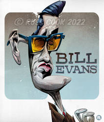 Bill Evans caricature