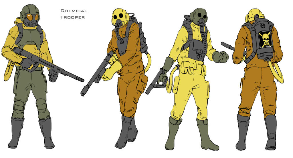 Chemical Trooper designs by NotMuchNormal on DeviantArt