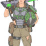 Female Sci-fi Soldier