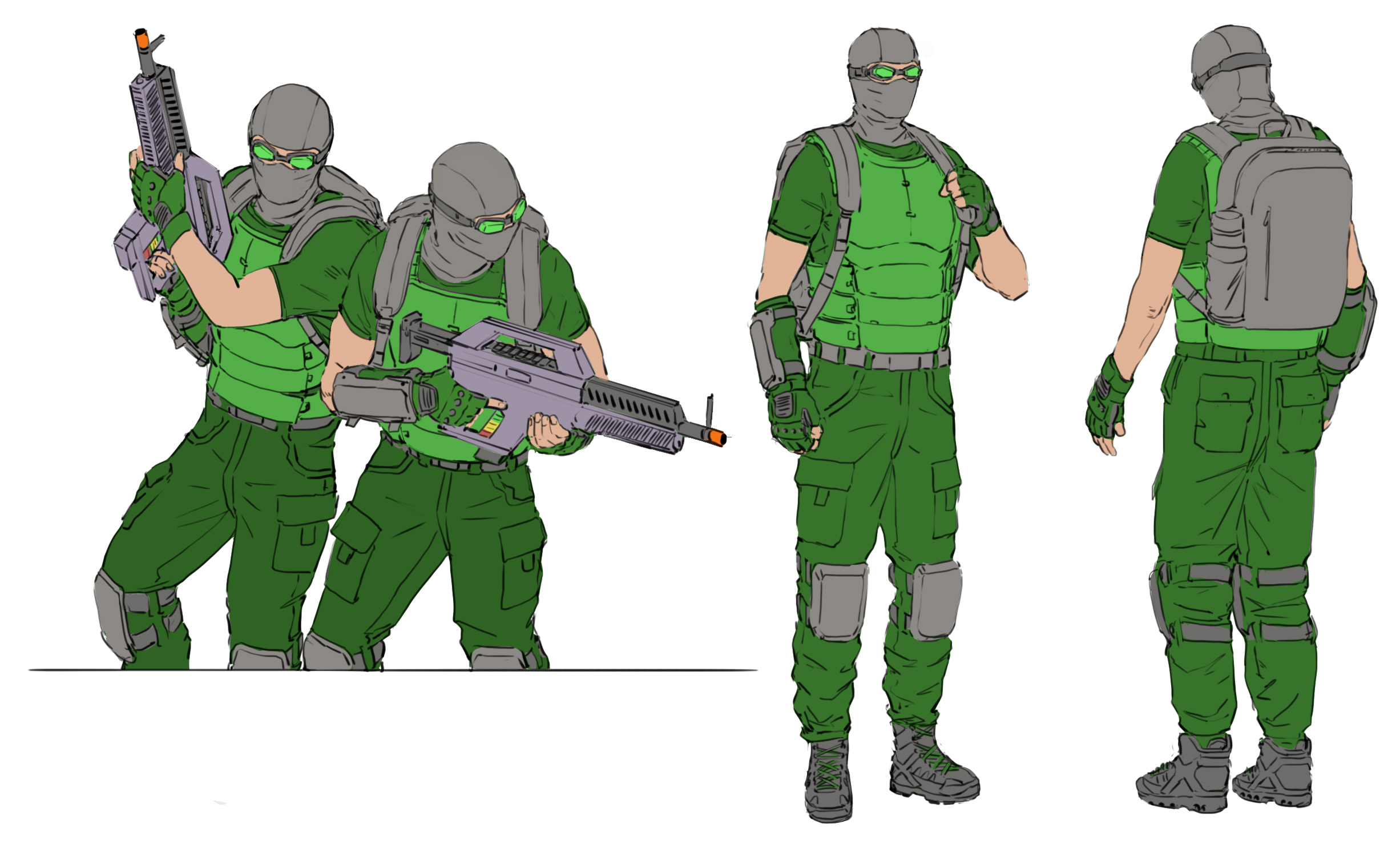 Green Scout Design by NotMuchNormal on DeviantArt