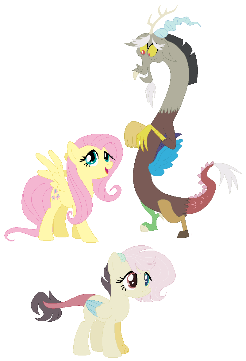 mlp fluttershy x discord adopt by Wolfina21 on DeviantArt