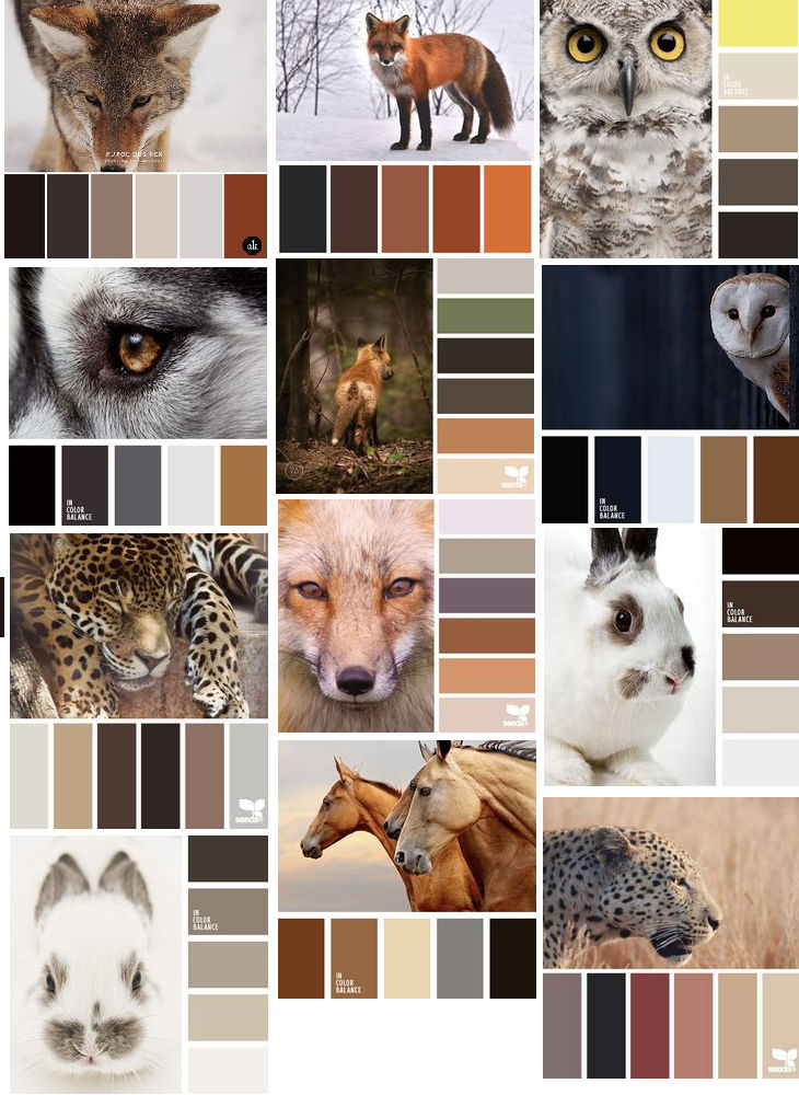 Animal Color Balances (FREE USE) by Wolfina21 on DeviantArt