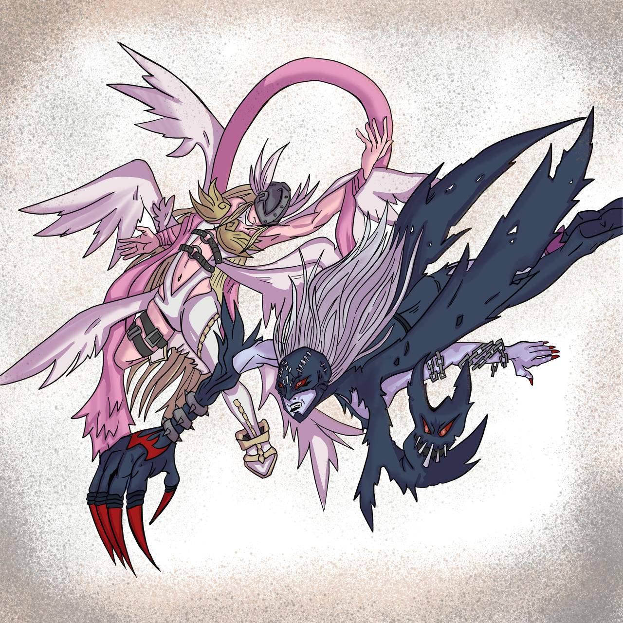 엔젤우먼과 레이디데비몬