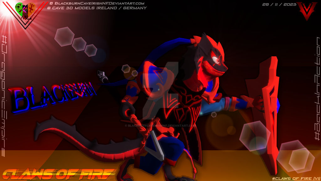 Blackburn - Claws of Fire (V1) by BlackburnCaveIrishNF on DeviantArt