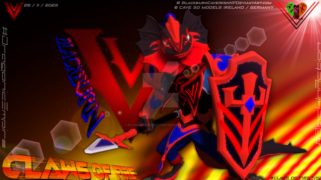 Blackburn - Claws of Fire (V5) by BlackburnCaveIrishNF on DeviantArt