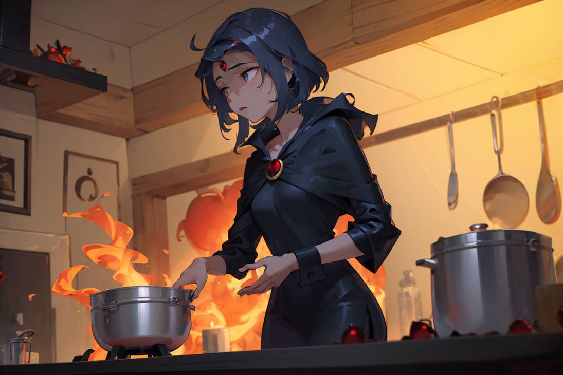 Raven Using Stick For Food Raven cooking by HephaestusSD on DeviantArt