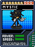 Sonic battle card: Mystic by ussjmystic