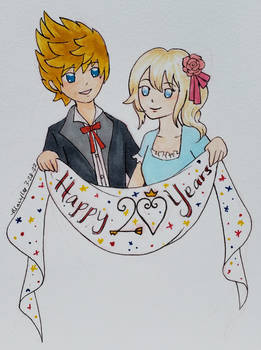 Happy 20th Anniversary, Kingdom Hearts! (RokuNami)