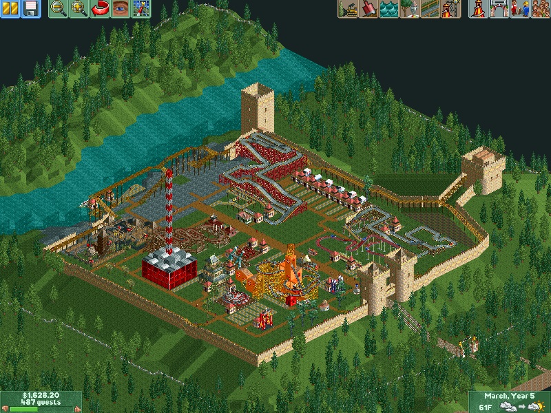 Open Rct 2 Castle RCT2 screencap1 Crazy Castle by StreakValkyrie on DeviantArt