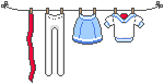 Sailor Uniform Washing Line