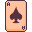 Playing card [Spade]