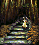 Temple steps by kouenli