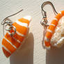 Sushi earrings