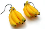 Banana earrings by MotherMayIjewelry