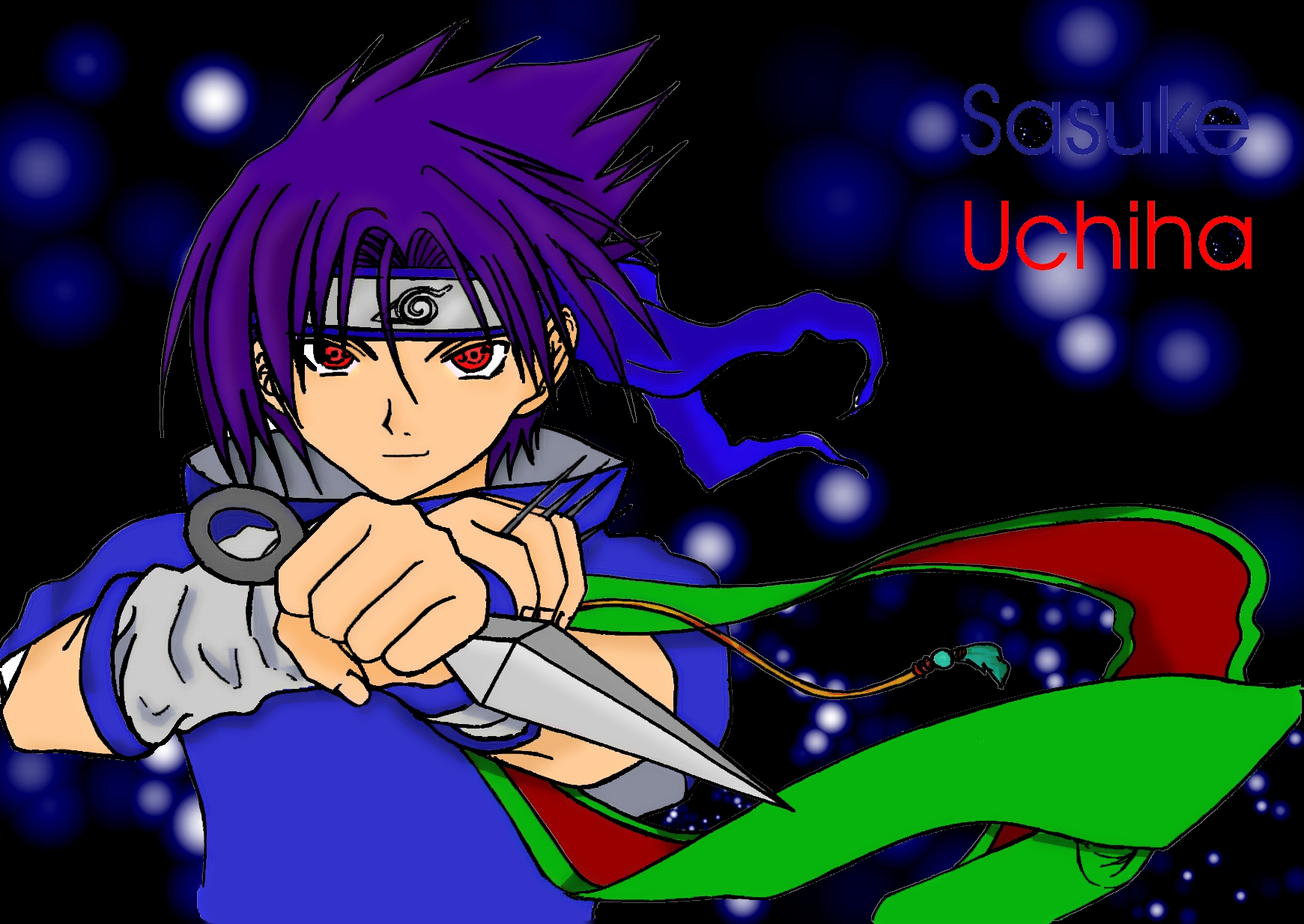 Sasuke coloured XD