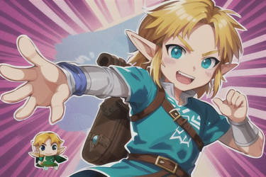 Toon Link PFP 1,5 version by MetaKaGrant on DeviantArt