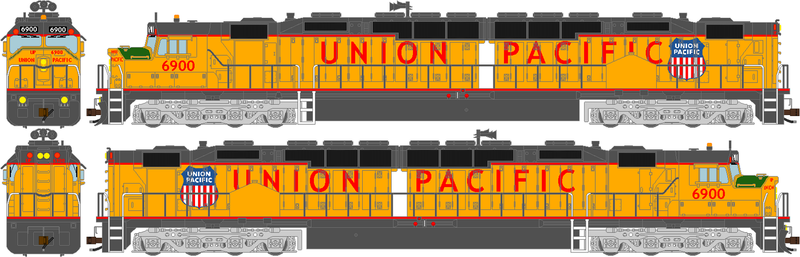UP DDA40X #6900-6946 by JakkrapholThailand93 on DeviantArt UP DDA40X #6900-6946 by JakkrapholThailand93 on DeviantArt