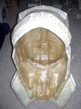 EOD Helmet internal fiberglass