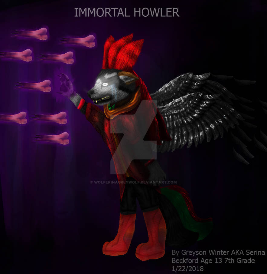 Immortal Howler by WolferinaGreyWolf on DeviantArt