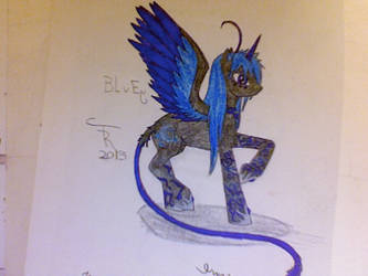 BLuEy as a MLP (my 1st pony drawing)