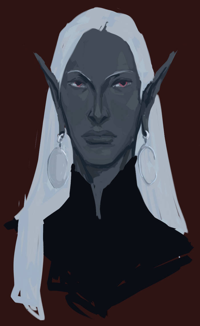 drow portrait by lotsoffigs on DeviantArt