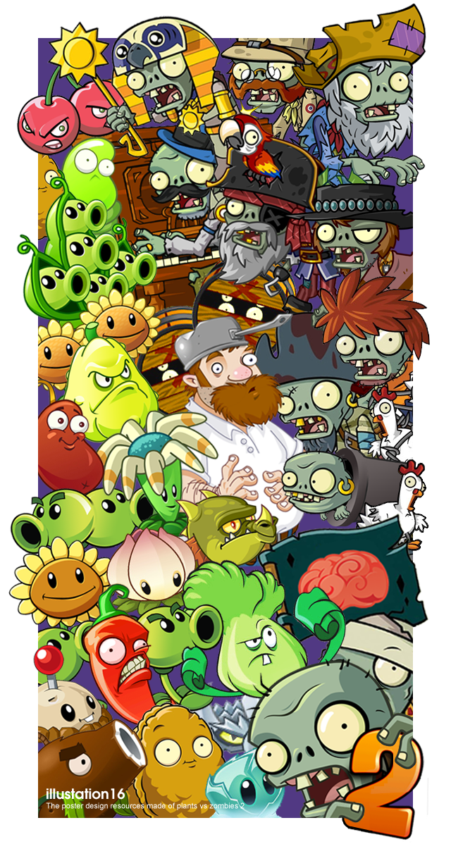 Plants vs Zombies 2 POSTER