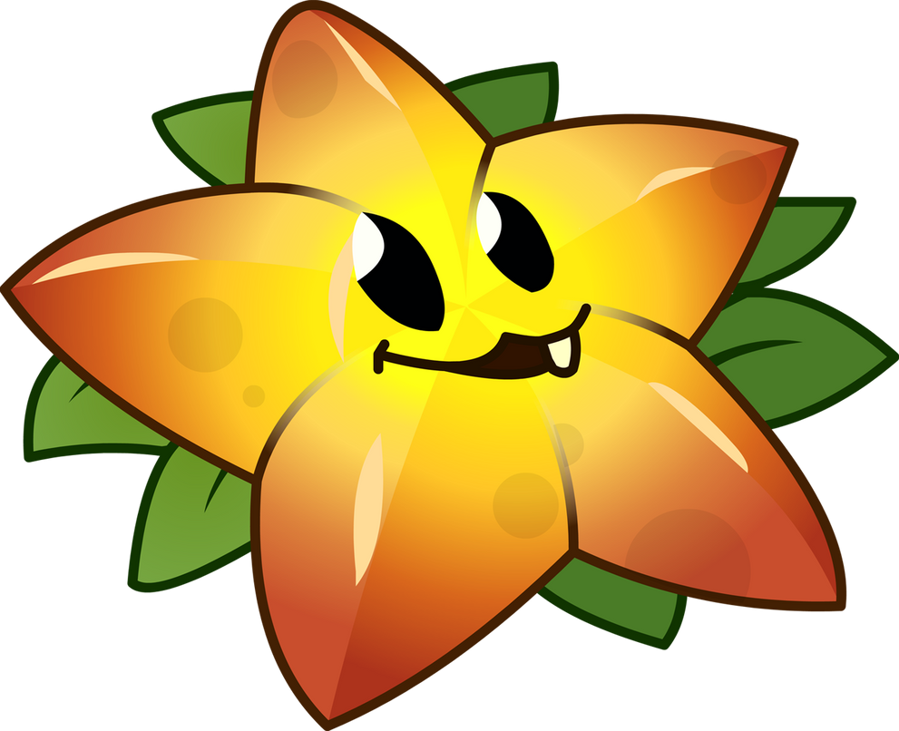 Plants vs Zombies 2 Starfruit (R) by illustation16 on DeviantArt