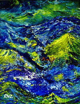Turbulent Stream Abstract II
