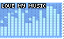 I Love My Music ::Stamp::