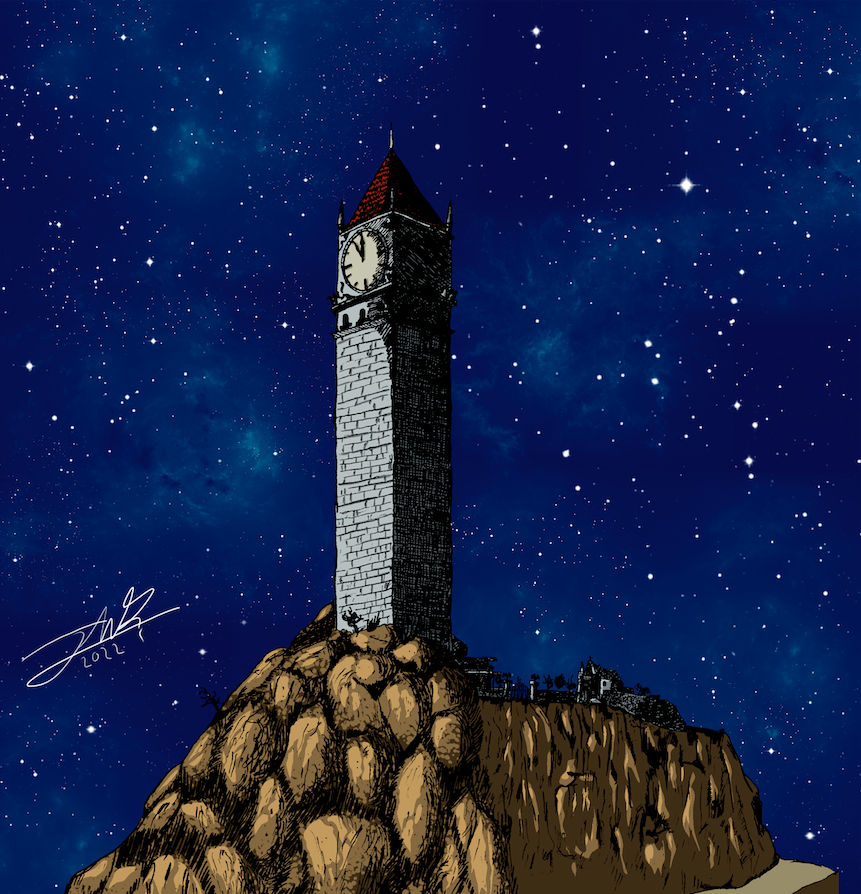 Clock Tower Color Designs Clock Tower (Colored) by FireLeo05 on DeviantArt