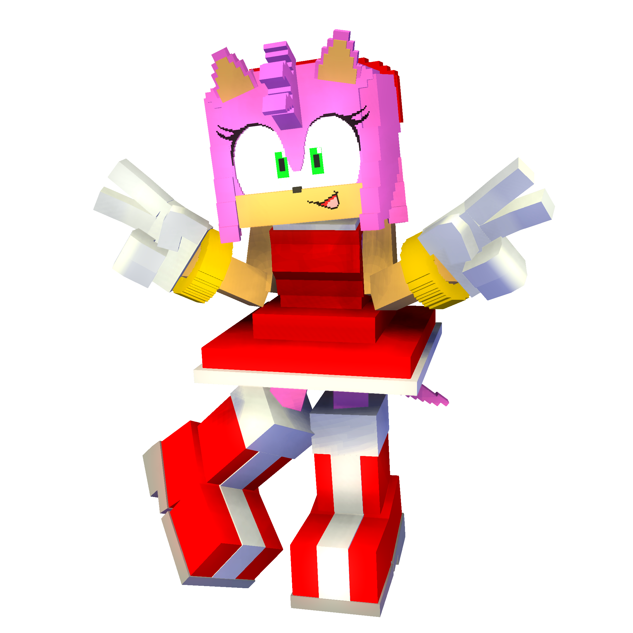 why its Amy Rose of course! by sospoo on DeviantArt