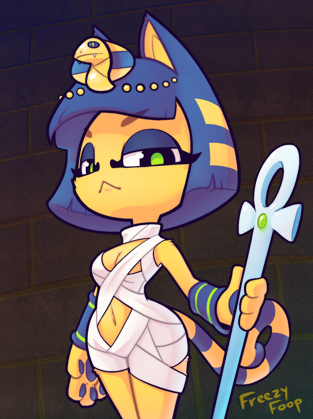 Ankha by foopdraws on DeviantArt