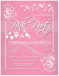 WOC Pink Party Flyer