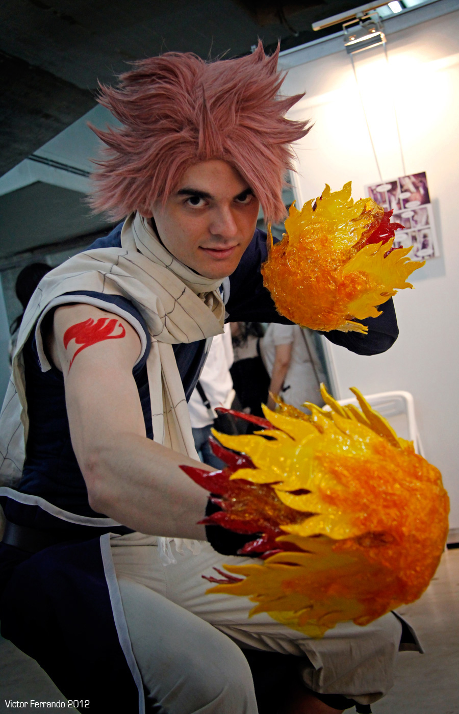 Natsu cosplay with new suit (1)