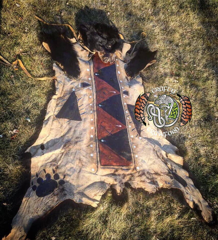 Boar Skin Robe Painted Bearskin Robe by CraftyCrawford1 on DeviantArt