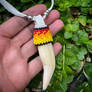 Beaded bear tooth