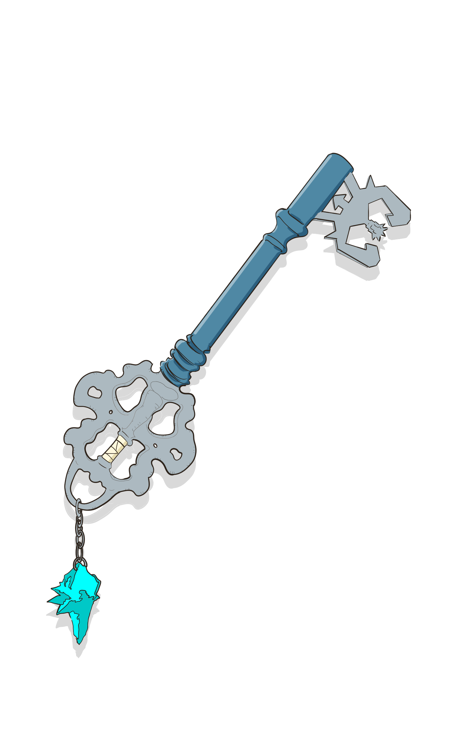Custom Keyblade commission by zombiebasher64 on DeviantArt