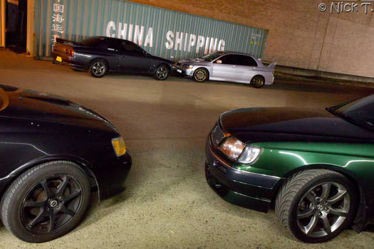 Starlet, Skyline GT-R, Evo VII and Stagea