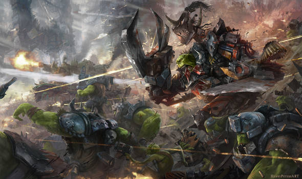 Waaaaagh---a-raging-ork-horde