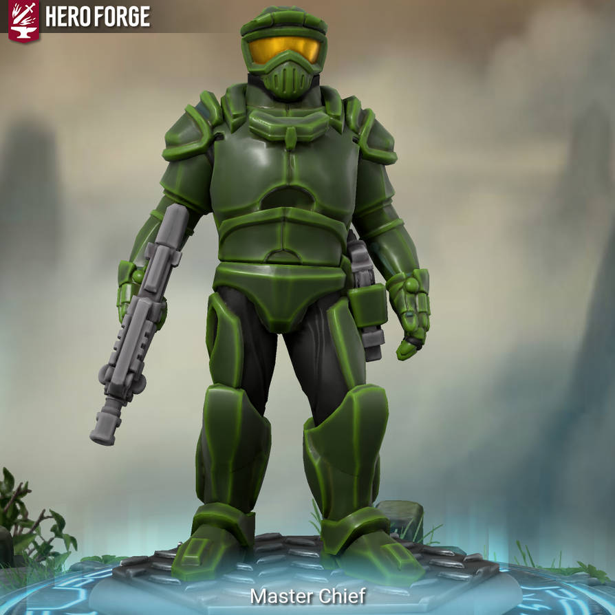 Hero forge Master Chief by Julienton on DeviantArt
