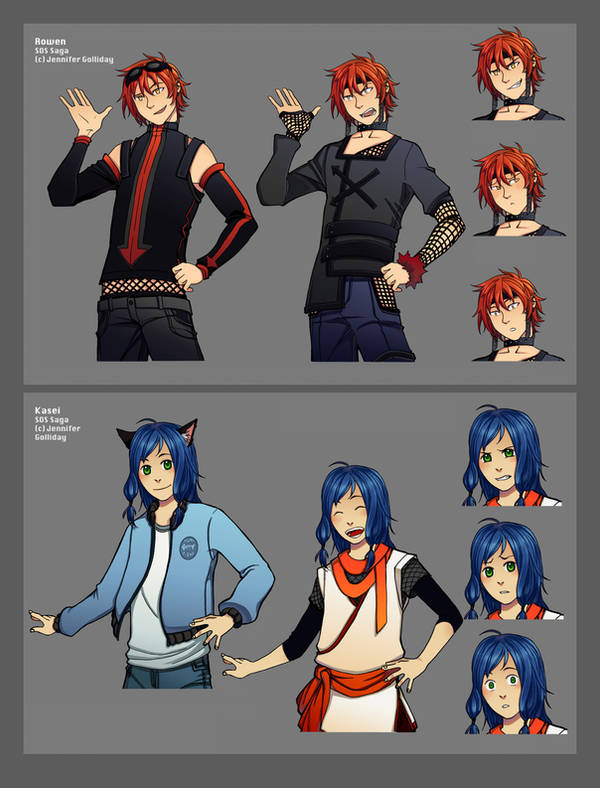 SOS Saga - Rowen and Kasei by marendins
