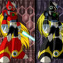 Megaman X - Zero's Normal and Black Armor
